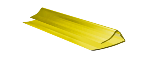 Профиль торцевой UP 6мм желтый
