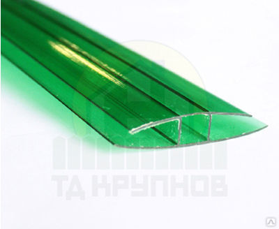 Профиль соединительный HP 8-10 мм зеленый 6м