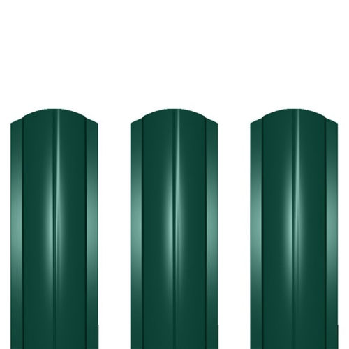 Штакетник металлический МП ELLIPSE-O 19х126 (ПЭ-01-6005-0.45) 1,6м