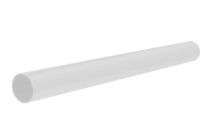 АП ПВХ Белая Труба водосточная с муфтой 3м